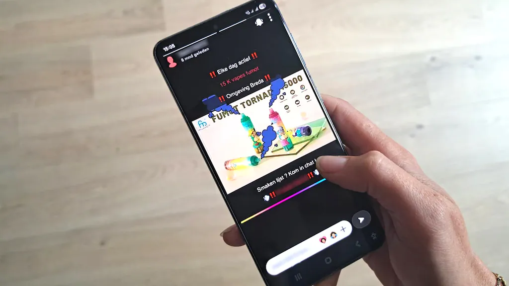 荷兰公共健康组织起诉Snapchat平台纵容非法电子雾化产品