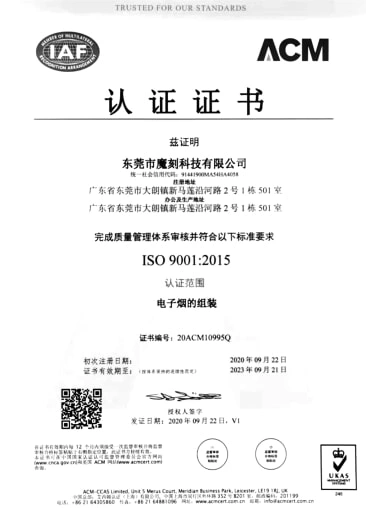 ACM认证证书
